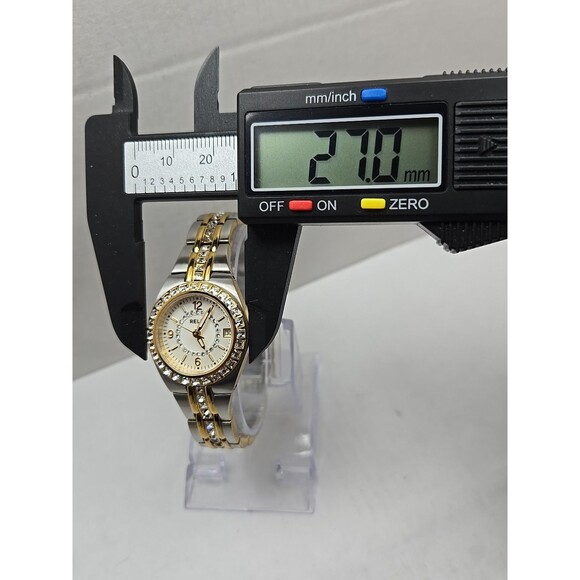 Relic Womens Queens Court ZR11775 Two Tone Crystal Watch 27mm Quartz New Battery - Picture 5 of 11